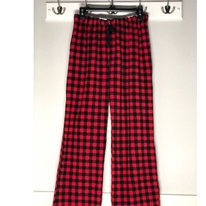 Red and Black PJ bottoms
